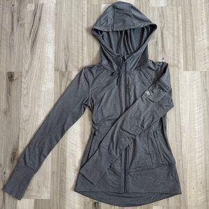 Alo Full-Zip Active Jacket - Charcoal Gray